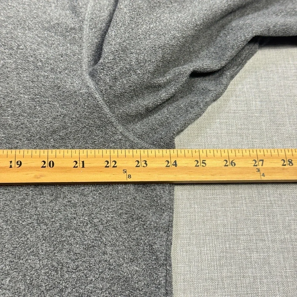 The North Face TKA 100 Sweatshirt Mens XL Gray Pullover 1/4 Zip Fleece Mock Neck